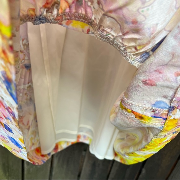 Cluny by Cynthia Steffe Cutout Shoulder Floral Print Flounce Dress NWT Sz 6 - Picture 9 of 16